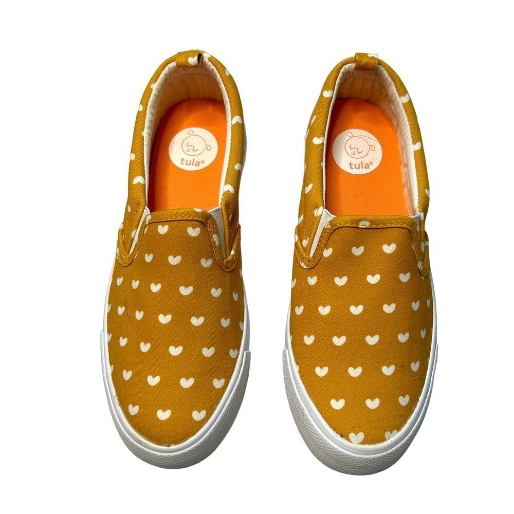 Tula Mustard Yellow Hearts Shoes 5